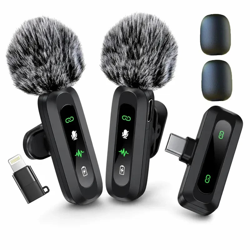 Wireless Lavalier Microphone Set